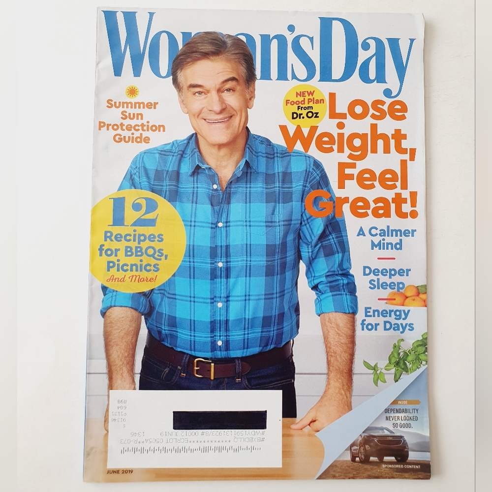 Woman's Day Magazine June, 2019 - Lose Weight, Feel Great!